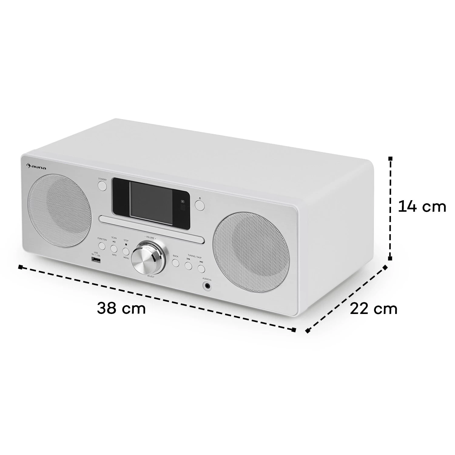 Harvard Kompaktanlage Internet-/DAB+ Und UKW-Radio CD-Player Bluetooth 10 Harvard Kompaktanlage Internet-/DAB+ Und UKW-Radio CD-Player Bluetooth – Bild 10