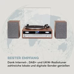 Birmingham HiFi Stereo-System DAB+/FM BT-Funktion Vinyl CD USB AUX-In -Küchengeräte Verkäufe 10034090 de 0003 logo