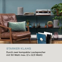 Birmingham HiFi Stereo-System DAB+/FM BT-Funktion Vinyl CD USB AUX-In -Küchengeräte Verkäufe 10034090 de 0006 logo