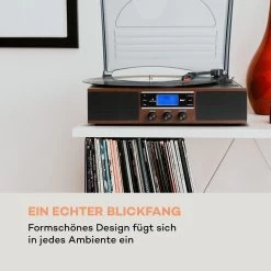 TT-138 DAB Plattenspieler DAB+/FM Riemenantrieb 33/45 U/min Line-Out -Küchengeräte Verkäufe 10034092 de 0004 logo