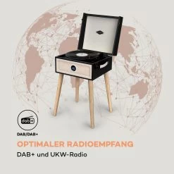 Sarah Ann DAB Plattenspieler 33/45/78 Rpm DAB+/UKW-Radio Bluetooth -Küchengeräte Verkäufe 10034096 de 0003 logo