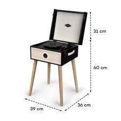 Sarah Ann DAB Plattenspieler 33/45/78 Rpm DAB+/UKW-Radio Bluetooth -Küchengeräte Verkäufe 10034096 yy 0009 logo