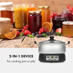 Jam Session Marmeladen- Und Geleekocher 1000W 2 Automatikprogramme -Küchengeräte Verkäufe 10034109 yy 0003 logo Klarstein Jam Session Marmeladen und Geleekocher