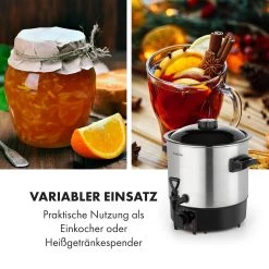 Biggie Eco Einkochautomat & Getränkespender 1000W 30-100°C Zapfhahn 9l -Küchengeräte Verkäufe 10034147 de 0005 logo