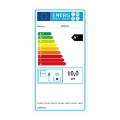 Energiewende Pelletofen 5/10 KW 5 Stufen Timer 18kg 250m³ Fernbedienung Schwarz -Küchengeräte Verkäufe 10034153 energy label