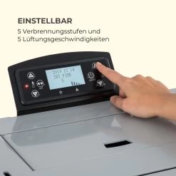 Energiewende Pelletofen 5/10 KW 5 Stufen Timer 18kg 250m³ Fernbedienung Grau -Küchengeräte Verkäufe 10034181 de 0007 logo
