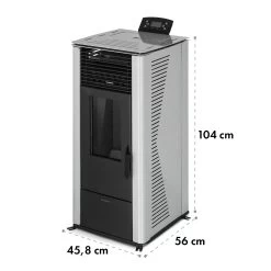 Energiewende Pelletofen 5/10 KW 5 Stufen Timer 18kg 250m³ Fernbedienung Grau -Küchengeräte Verkäufe 10034181 yy 0009 logo