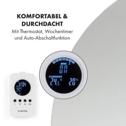 Marvel Mirror Infrarotheizung 300W Wochentimer IP54 Spiegel Rund -Küchengeräte Verkäufe 10034225 de 0004 logo