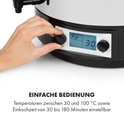 KonfiStar 50 Digital Einkocher Getränkespender 2500W 50L 100°C 180min 13 KonfiStar 50 Digital Einkocher Getränkespender 2500W 50L 100°C 180min -Küchengeräte Verkäufe 10034240 de 0004 logo