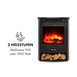 Bormio S Elektrischer Kamin 950/1900W Thermostat Wochentimer -Küchengeräte Verkäufe 10034249 de 0004 logo