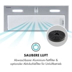 Simplica Dunstabzugshaube Einbau 70cm Abluft: 400 M³/h LED Edelstahl 14 Simplica Dunstabzugshaube Einbau 70cm Abluft: 400 M³/h LED Edelstahl -Küchengeräte Verkäufe 10034256 de 0006 logo