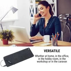 Magic Carpet DLX Heizmatte 40 X 98 Cm 100 W 4 Temp. Timer Anthrazit -Küchengeräte Verkäufe 10034277 yy 0005 logo oneConcept Magic Carpet DLX Heizmatte 40x98 cm