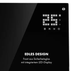 Bornholm Smart Konvektions-Heizgerät | 2000 W | SmartHeat Design: WiFi-Verbindung | LED-Display | 24-h-Timer | 2 Heizstufen: 1000 / 2000 W | IP24: Spritzwassergeschützt | Fernbedienung | Standgerät -Küchengeräte Verkäufe 10034391 de 0006 logo