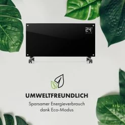 Bornholm Smart Konvektions-Heizgerät | 2000 W | SmartHeat Design: WiFi-Verbindung | LED-Display | 24-h-Timer | 2 Heizstufen: 1000 / 2000 W | IP24: Spritzwassergeschützt | Fernbedienung | Standgerät -Küchengeräte Verkäufe 10034391 de 0007 logo