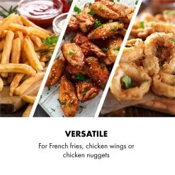 AeroVital Cube Chef Heißluftfritteuse Frittierkorb Zubehör Edelstahl -Küchengeräte Verkäufe 10034407 yy 0003 logo Klarstein AeroVital Cube Chef Frittierkorb