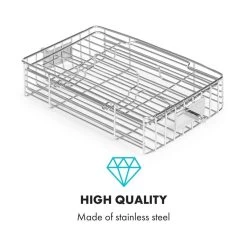 AeroVital Cube Chef Heißluftfritteuse Steak-Käfig Zubehör Edelstahl 7 AeroVital Cube Chef Heißluftfritteuse Steak-Käfig Zubehör Edelstahl -Küchengeräte Verkäufe 10034408 yy 0004 logo Klarstein AeroVital Cube Chef Steak Kaefig