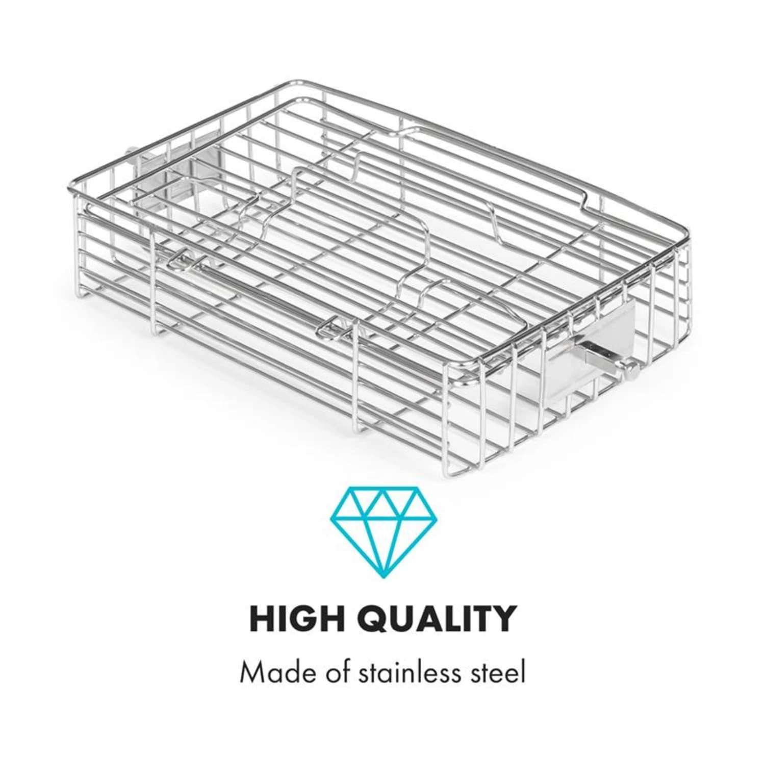 AeroVital Cube Chef Heißluftfritteuse Steak-Käfig Zubehör Edelstahl 4 AeroVital Cube Chef Heißluftfritteuse Steak-Käfig Zubehör Edelstahl – Bild 4