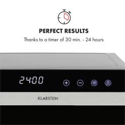 Flavour Dry Dörrautomat Temperatur: 35 - 75 °C Digitaler Thermostat -Küchengeräte Verkäufe 10034423 yy 0006 logo Klarstein Flavour Dry Doerrautomat schwarz