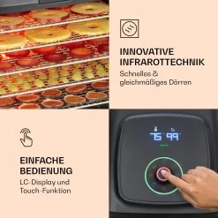 Florida Jerky Dörrautomat Infrarot 500W 4 Programme 35 Bis 75 °C 9 Florida Jerky Dörrautomat Infrarot 500W 4 Programme 35 Bis 75 °C -Küchengeräte Verkäufe 10034430 de 0003 logo