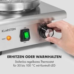 Wurstfabrik 450 Hot Dog Maker 450W 5L 30-100°C Glas Edelstahl -Küchengeräte Verkäufe 10034450 de 0003 logo