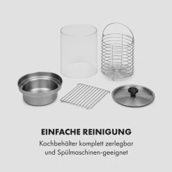 Wurstfabrik 450 Hot Dog Maker 450W 5L 30-100°C Glas Edelstahl -Küchengeräte Verkäufe 10034450 de 0008 logo