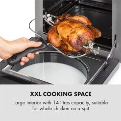 AeroVital Easy Touch Heißluftfritteuse 1700W 14l Timer 16 Programme Schwarz -Küchengeräte Verkäufe 10034452 yy 0004 logo Klarstein AeroVital easy touch Fritteuse schwarz