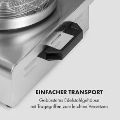 Wurstfabrik 600 Hot Dog Maker 600W 3 Spieße 5L 30-100°C Glas Edelstahl -Küchengeräte Verkäufe 10034454 de 0007 logo