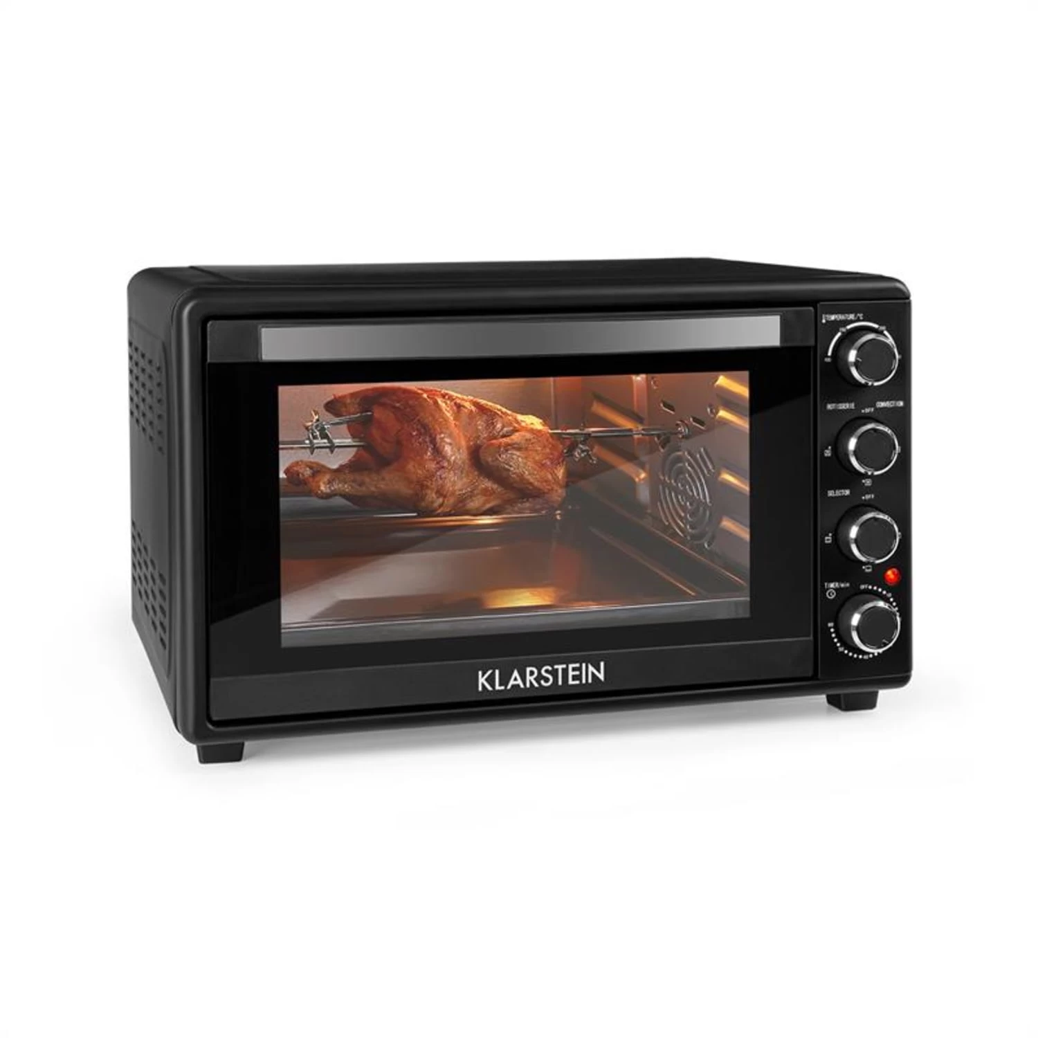 Masterchef 45 Mini-Backofen 45l 2000W 100-230 °C Timer Schwarz 1 Masterchef 45 Mini-Backofen 45l 2000W 100-230 °C Timer Schwarz