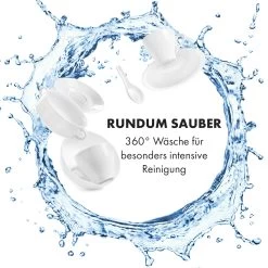 Azuria Geschirrspülmaschine 1380W 6,5L 6 Gedecke Schwarze Glasfront -Küchengeräte Verkäufe 10034510 de 0006 logo