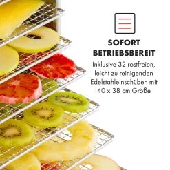 Master Jerky 500 Dörrautomat 3000W 40-90 °C 24h-Timer Edelstahl Silber 11 Master Jerky 500 Dörrautomat 3000W 40-90 °C 24h-Timer Edelstahl Silber -Küchengeräte Verkäufe 10034545 de 0004 logo