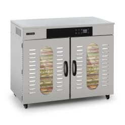 Master Jerky 500 Dörrautomat 3000W 40-90 °C 24h-Timer Edelstahl Silber