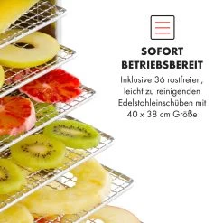 Master Jerky 550 Dörrautomat 2400W 40-90 °C 24h-Timer Edelstahl Silber 11 Master Jerky 550 Dörrautomat 2400W 40-90 °C 24h-Timer Edelstahl Silber -Küchengeräte Verkäufe 10034546 de 0004 logo