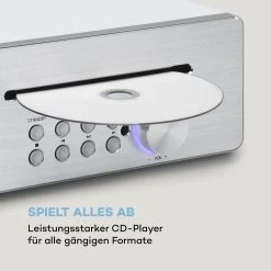 Silver Star Chef Küchenradio 20W Max. CD BT USB Internet/DAB+/UKW Weiß -Küchengeräte Verkäufe 10034556 de 0003 logo
