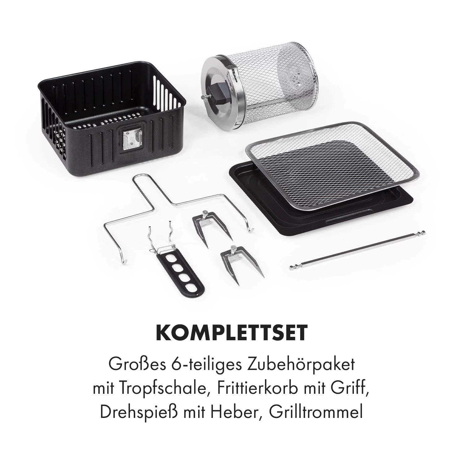 AeroVital Fry Heißluftfritteuse 1500W 10l Timer 9 Programme 8 AeroVital Fry Heißluftfritteuse 1500W 10l Timer 9 Programme – Bild 8