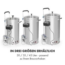 Brauheld Pro Maischekessel 2500W 35L 30-100°C Umwälzpumpe Edelstahl -Küchengeräte Verkäufe 10034587 de 0007 logo