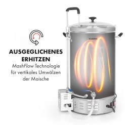 Brauheld Pro Maischekessel 3300W 45L 30-100°C Umwälzpumpe Edelstahl 12 Brauheld Pro Maischekessel 3300W 45L 30-100°C Umwälzpumpe Edelstahl -Küchengeräte Verkäufe 10034588 de 0004 logo