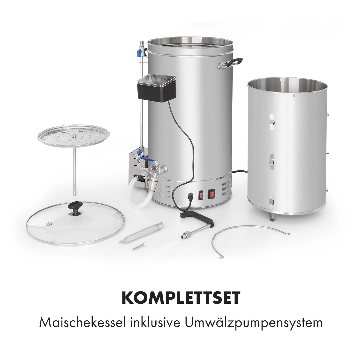 Brauheld Pro Maischekessel 3300W 45L 30-100°C Umwälzpumpe Edelstahl 6 Brauheld Pro Maischekessel 3300W 45L 30-100°C Umwälzpumpe Edelstahl – Bild 6