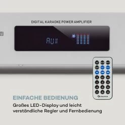 AMP-9200 BT Digital-Stereo-Verstärker 2x60W RMS BT 2xMikro Silber -Küchengeräte Verkäufe 10034593 de 0005 logo