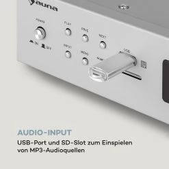 AMP-9200 BT Digital-Stereo-Verstärker 2x60W RMS BT 2xMikro Silber -Küchengeräte Verkäufe 10034593 de 0006 logo