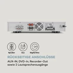AMP-9200 BT Digital-Stereo-Verstärker 2x60W RMS BT 2xMikro Silber -Küchengeräte Verkäufe 10034593 de 0007 logo