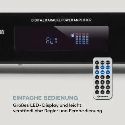 AMP-9200 BT Digital-Stereo-Verstärker 2x60W RMS BT 2xMikro Schwarz -Küchengeräte Verkäufe 10034594 de 0005 logo