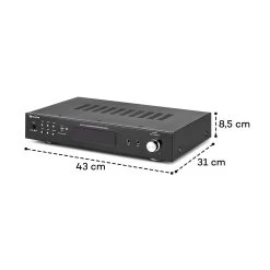 AMP-9200 BT Digital-Stereo-Verstärker 2x60W RMS BT 2xMikro Schwarz -Küchengeräte Verkäufe 10034594 yy 0008 logo auna AMP 9200 BT Digital Stereo Verstaerker schwarz reedit