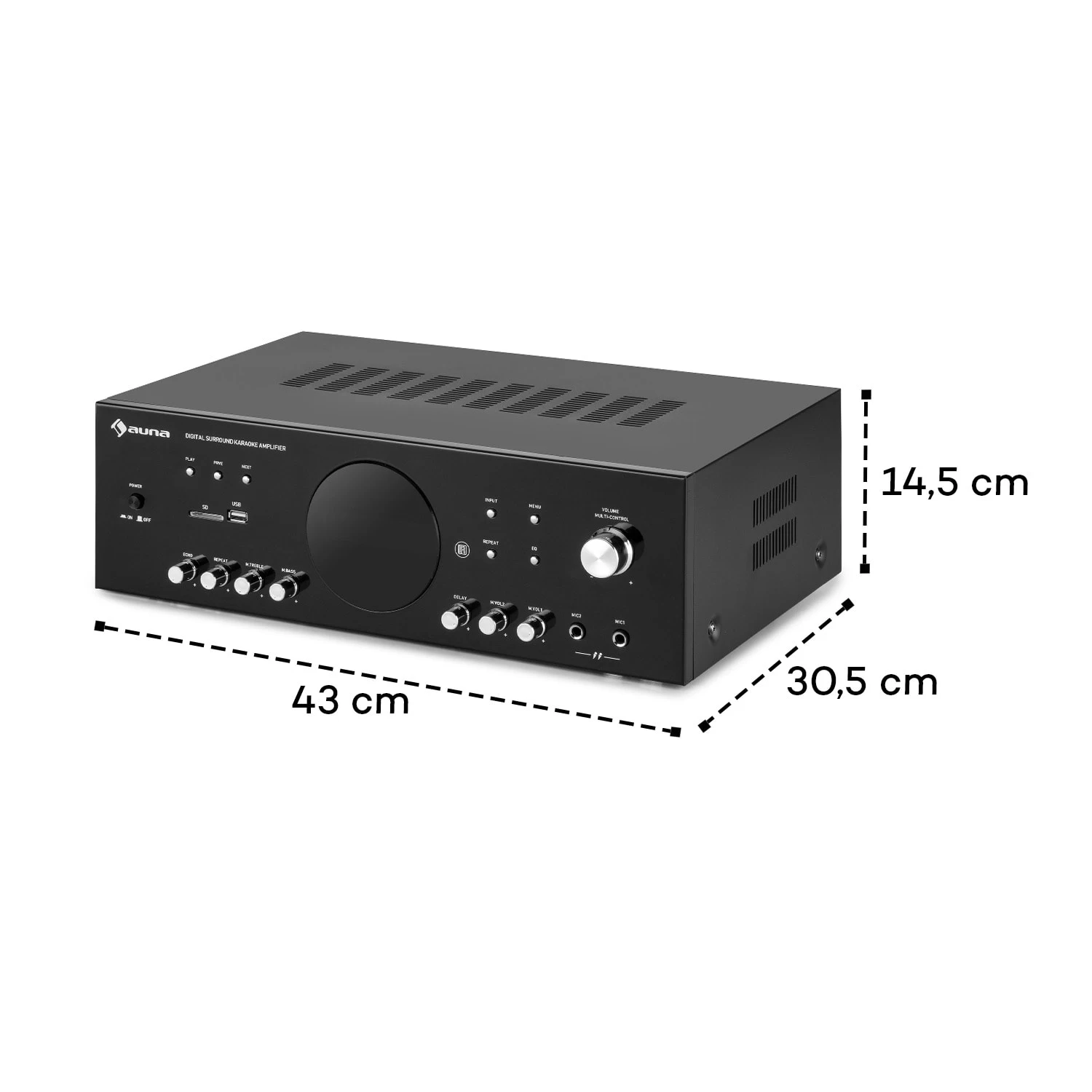 AMP-218 BT Digital-Surround-Verstärker 5.1 2x120W 3x50W RMS BT 2xMikro 8 AMP-218 BT Digital-Surround-Verstärker 5.1 2x120W 3x50W RMS BT 2xMikro – Bild 8
