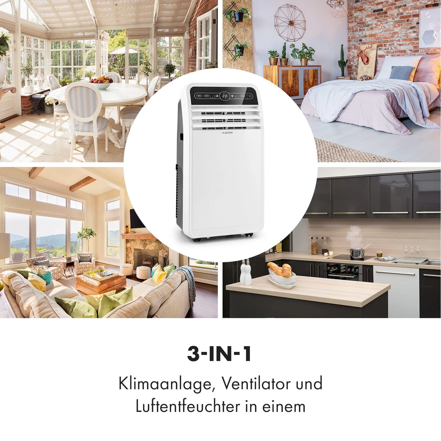 Metrobreeze New York 7k Mobile Klimaanlage 2,05kW 7000BTU EEC A Fernbedienung 3 Metrobreeze New York 7k Mobile Klimaanlage 2,05kW 7000BTU EEC A Fernbedienung – Bild 3