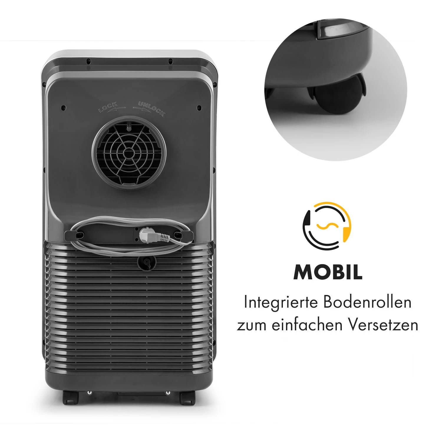 Metrobreeze New York 7k Mobile Klimaanlage 2,05kW 7000BTU EEC A Fernbedienung 4 Metrobreeze New York 7k Mobile Klimaanlage 2,05kW 7000BTU EEC A Fernbedienung – Bild 4