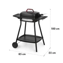 Gatsby Elektrogrill 2000W Antihaft-Grillfläche Seitentische Schwarz -Küchengeräte Verkäufe 10034706 yy 0009 dimensions