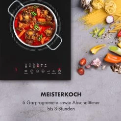 Cook N Roll Induktionskochfeld 2000W Timer 10 Stufen Bratenthermometer 16 Cook N Roll Induktionskochfeld 2000W Timer 10 Stufen Bratenthermometer -Küchengeräte Verkäufe 10034708 de 0008 logo