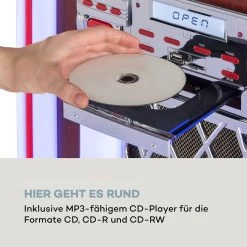 Graceland Touch Jukebox 12" Touch-Bedienfeld WLAN, CD, BT, Holzoptik -Küchengeräte Verkäufe 10034802 de 0005 logo