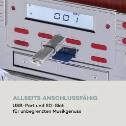 Graceland Touch Jukebox 12" Touch-Bedienfeld WLAN, CD, BT, Holzoptik -Küchengeräte Verkäufe 10034802 de 0007 logo