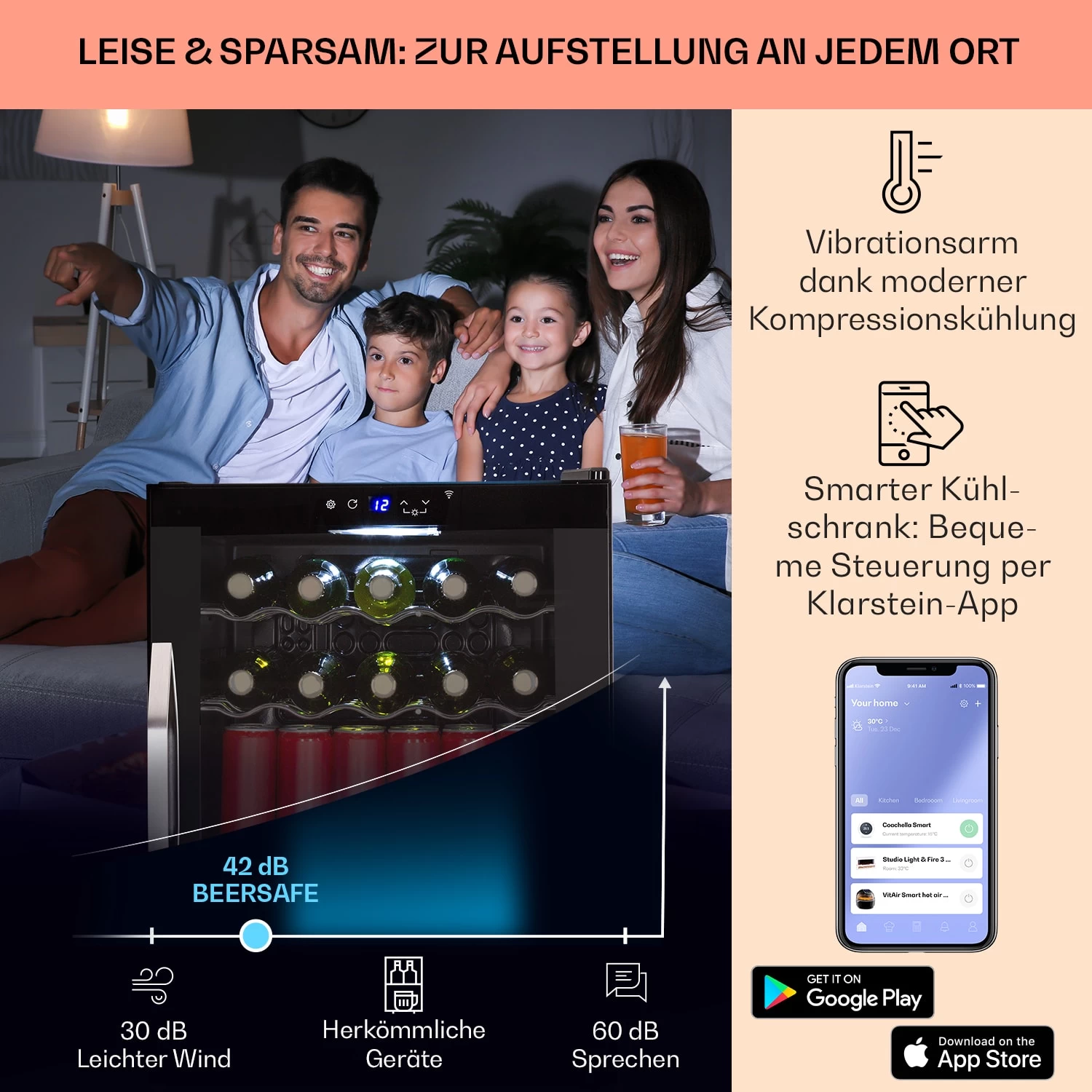 Coachella 60 Kühlschrank 60 Liter WiFi-Funktion Hintergrundbeleuchtung 3 Coachella 60 Kühlschrank 60 Liter WiFi-Funktion Hintergrundbeleuchtung – Bild 3